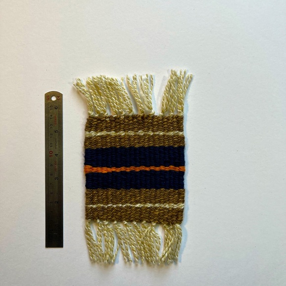 Carpet coasters, handwoven, set of 4 - Picture 2 of 2